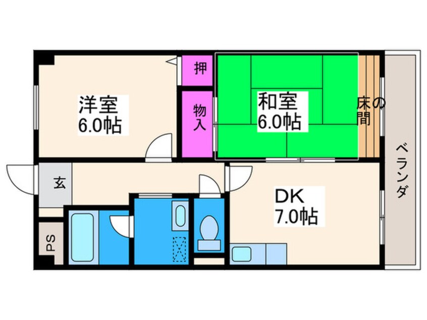 間取図 KYハイツ