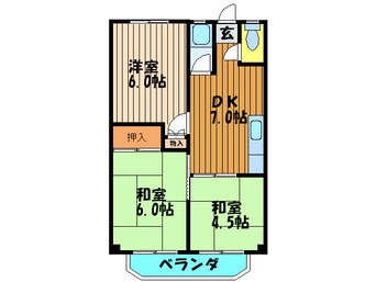 間取図 長田ハイツ