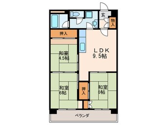 間取図 グランハイツ西ノ京