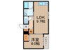 グランシャリオ招提Ⅲ 1LDKの間取り