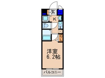 間取図 ｽﾜﾝｽﾞ京都七条ﾘﾍﾞﾙﾀ(503)
