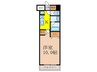 エトワール新大阪 1Kの間取り
