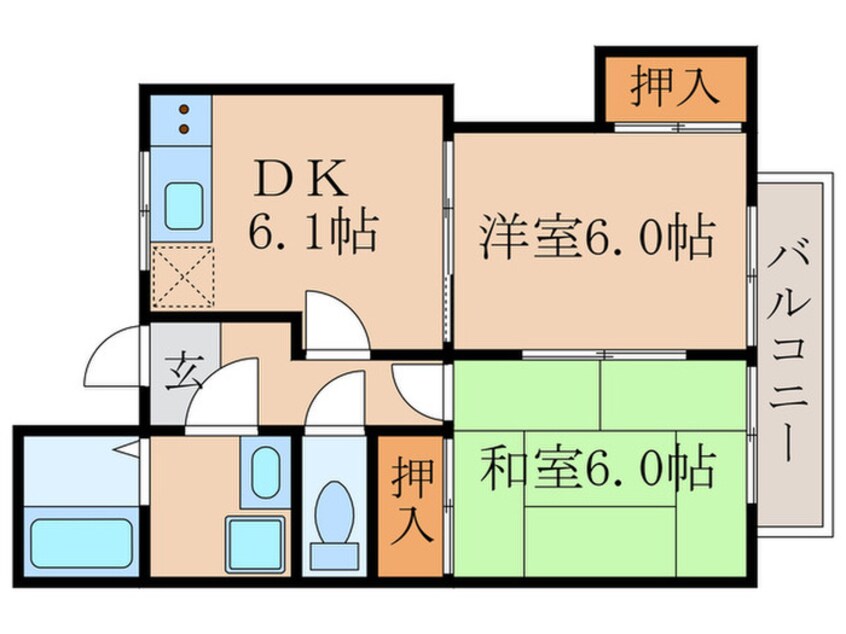 間取図 Ｎコート