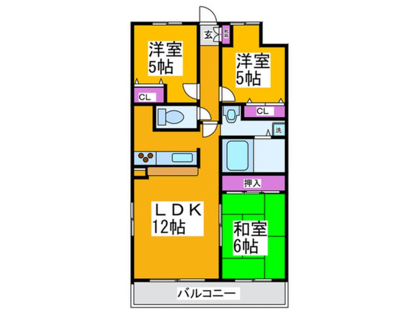 間取図 レジデンス赤坂
