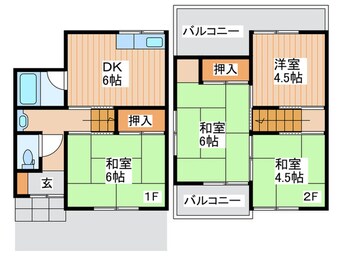 間取図 寝屋川市池田北町戸建