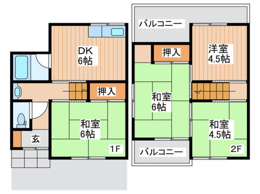 間取図 寝屋川市池田北町戸建