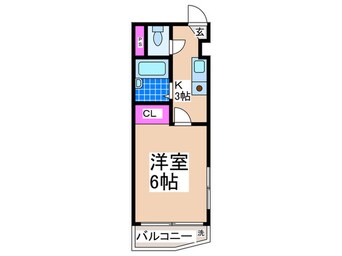 間取図 コーポキタノ