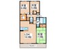 セジュ－ル道下 3LDKの間取り