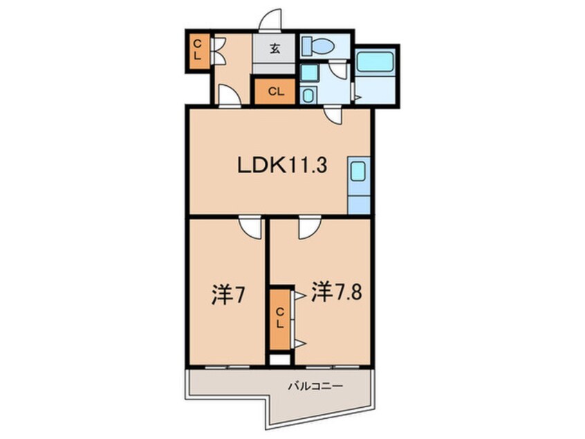 間取図 KT-2ビル