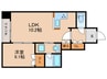 リーガル京都堀川五条通り(604) 1LDKの間取り
