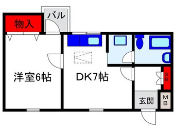 間取図 ﾗｲｵﾝｽﾞﾏﾝｼｮﾝ豊中第２(113)