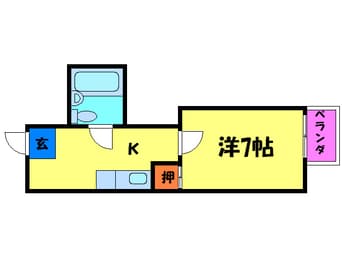 間取図 エザーンスあおい