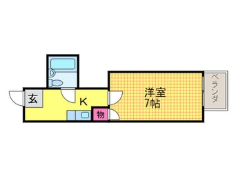 間取図 エザーンスあおい
