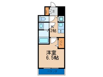 間取図 ﾗﾗﾌﾟﾚｲｽ梅田西ｲﾙﾐﾅｰﾚ(901)