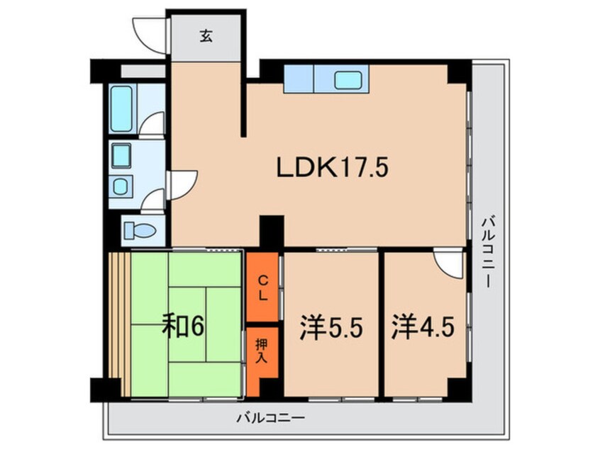 間取図 リアライズ高尾