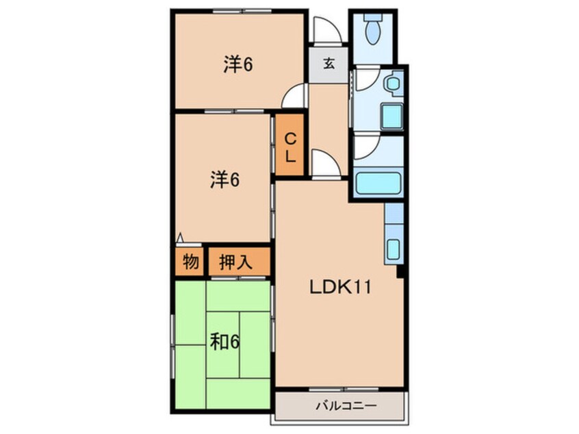 間取図 リアライズ高尾