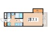 Arcadia Abeno 1Kの間取り