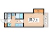 Arcadia Abeno 1Kの間取り