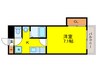 Arcadia Abeno 1Kの間取り