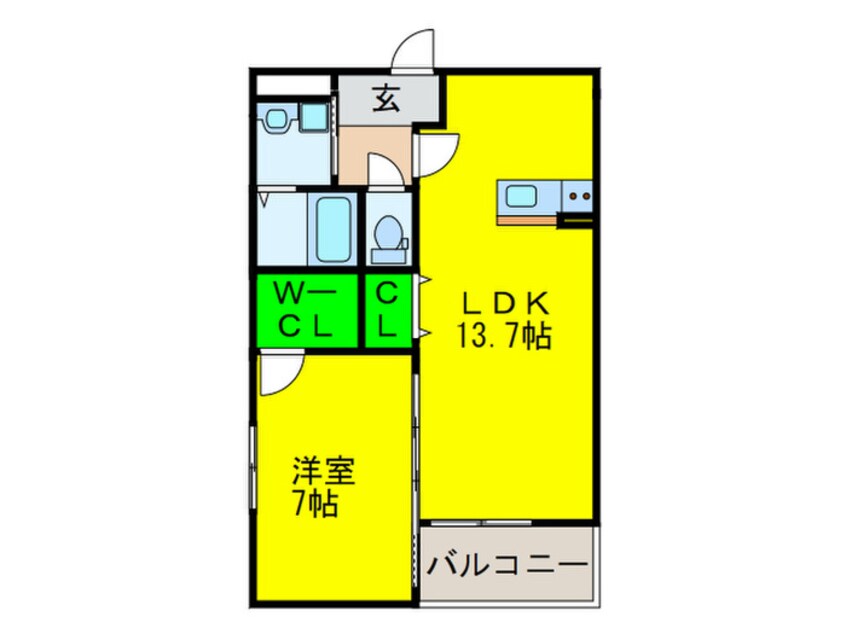 間取図 フジパレス堺大浜Ⅵ番館