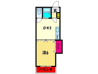 間取図 アレマ－ナ北加賀屋