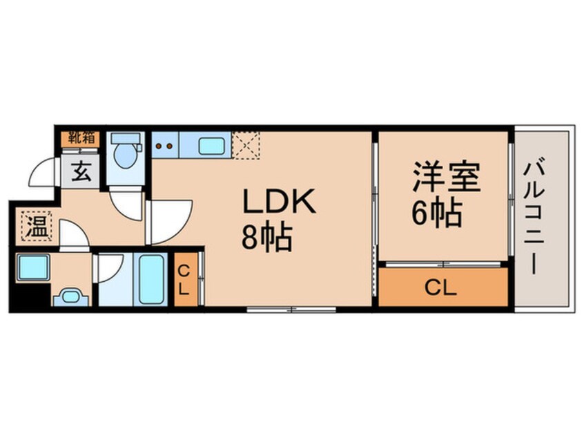 間取図 サルタル大和大路