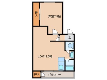 間取図 箕面グリーンハイツⅠ(507)