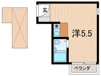 間取図 サンパレス２１ベルデ１