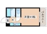 リリ－フ明日香東住吉 1Kの間取り