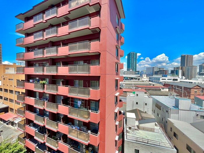 室内からの展望 アミティエ扇町リアン