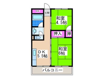 間取図 北野マンション西館