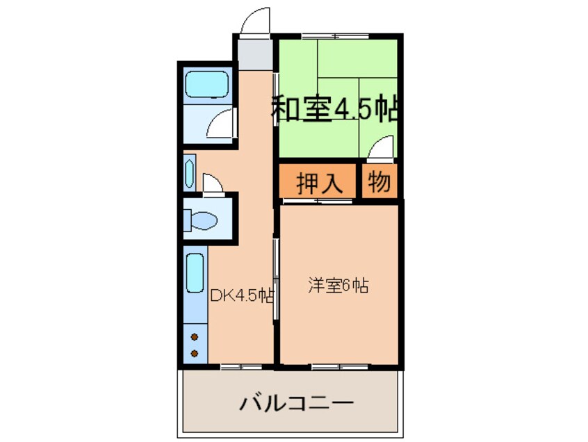 間取図 北野マンション西館