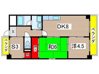 間取図 ラ・サンシャイン