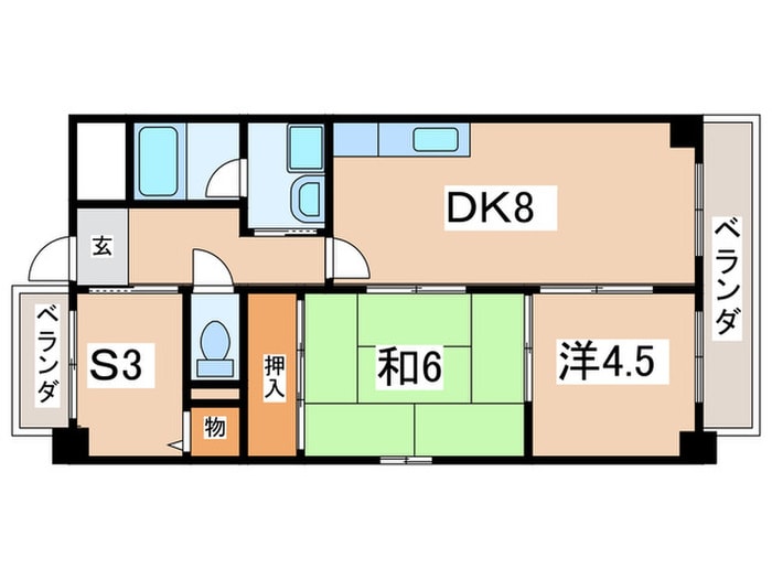 間取り図 ラ・サンシャイン