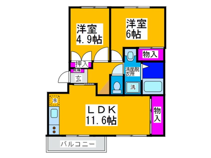 間取図 ヴィレッジｓｉ