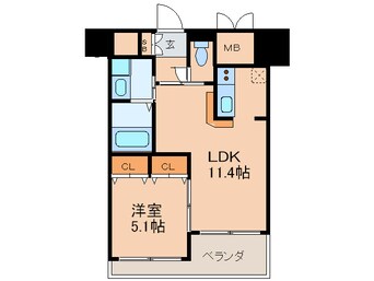 間取図 ノルデンハイム江坂