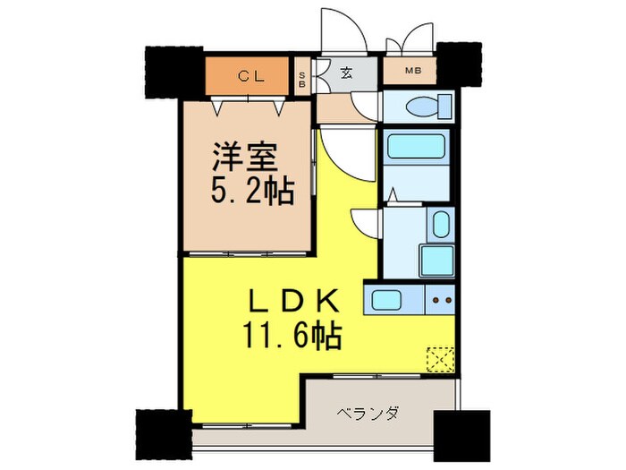 間取り図 ノルデンハイム江坂