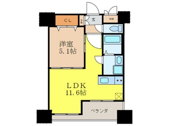 間取図 ノルデンハイム江坂