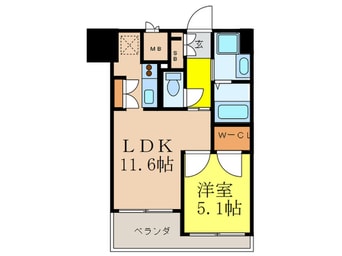 間取図 ノルデンハイム江坂