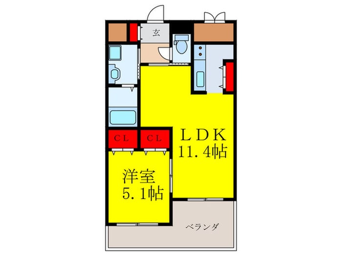 間取り図 ノルデンハイム江坂