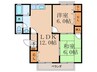 グランボヌ－ル 2LDKの間取り