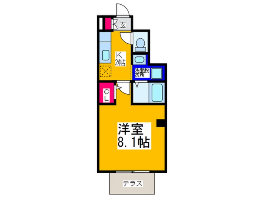 間取図 アムール福