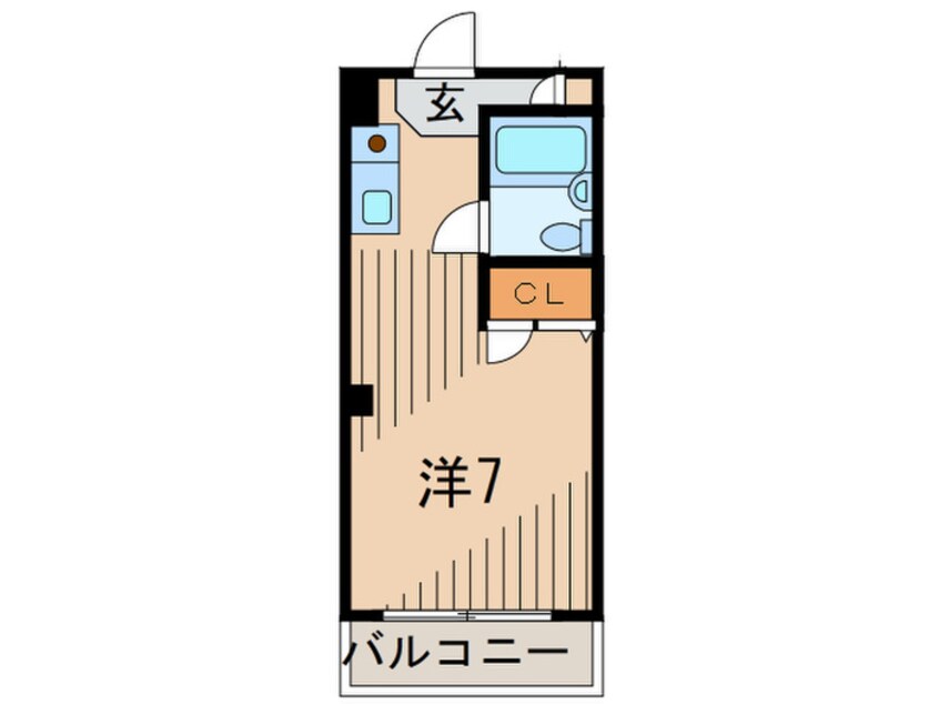 間取図 ﾊﾞｲｵﾚｯﾄｷｬｯｽﾙｲﾝ宝塚