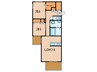 LaLaBrezza芦屋翠ヶ丘 2LDKの間取り