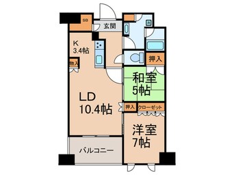 間取図 ローレルコート御所南（205）