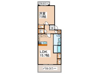 間取図 ブランカ南住吉