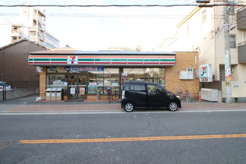 セブンイレブン大阪南住吉２丁目店(コンビニ)まで400m ブランカ南住吉