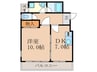 ＯＳビル 1DKの間取り