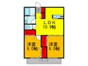 プティコリ－ヌの間取図