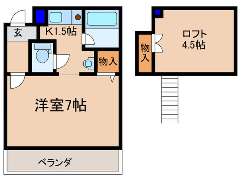 間取図 カレラ・デ・エステ